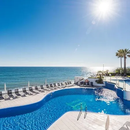 Gorgeous Beachfront With Stunning Sea Views & Garden Apartment Estepona